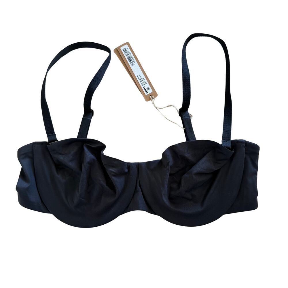SKIMS Smoothing Intimates Unlined Strapless Bra Onyx 34B NWT
